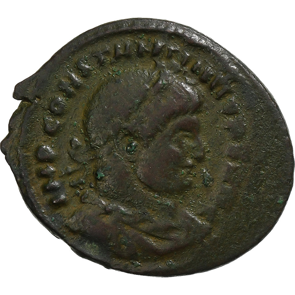 Constantine I, Follis, 314, Rome, Brązowy, VF(30-35), RIC:19