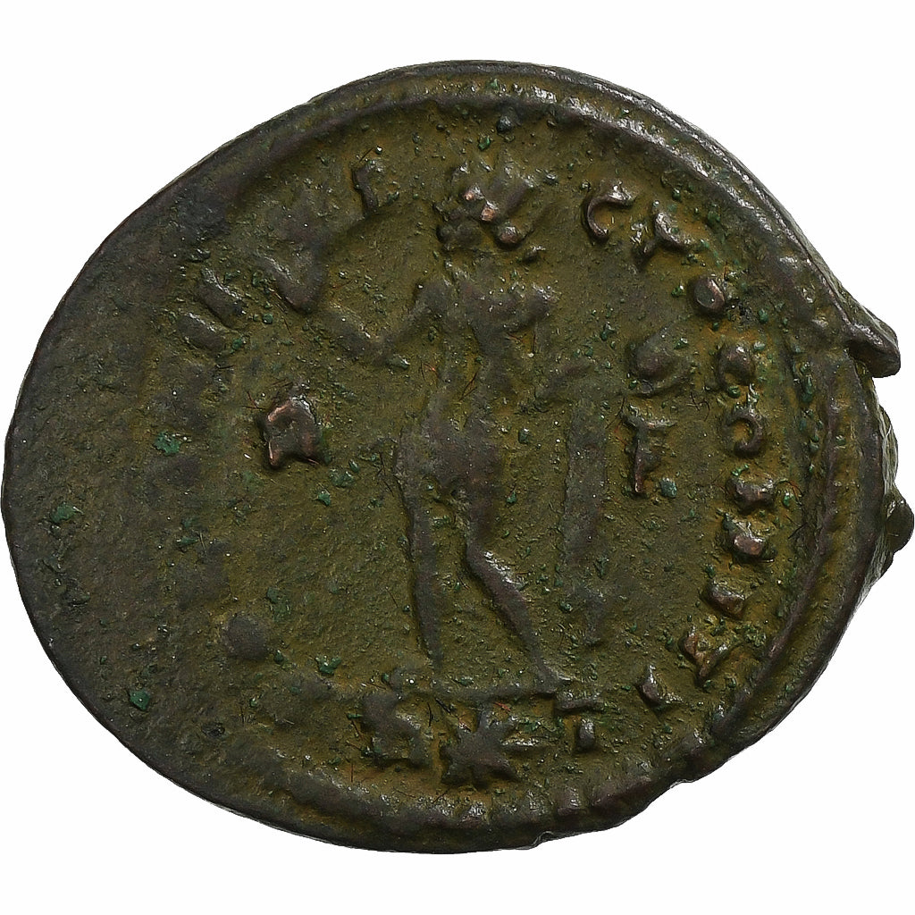 Constantine I, Follis, 314, Rome, Brązowy, VF(30-35), RIC:19