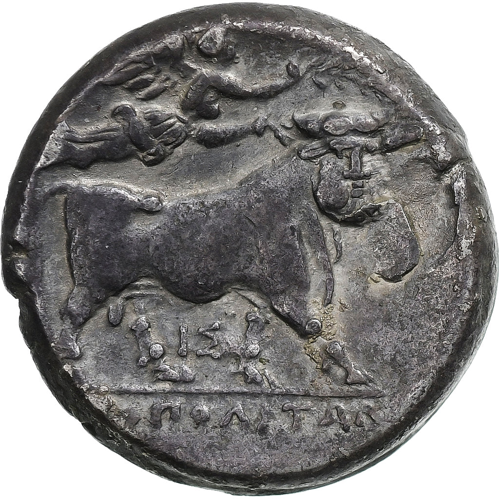 Campania, Didrachm, ca. 275-250 BC, Neapolis, Argento, BB+, HGC:1-454