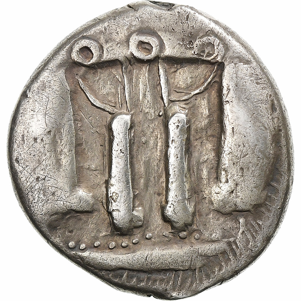 Bruttium, Nomos, ca. 480-430 BC, Kroton, Silver, EF(40-45), HGC:1-1449