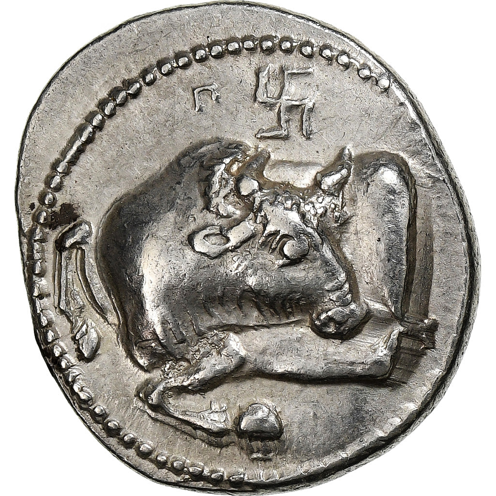 Macedonia, Tetrobol, ca. 430-390 BC, Akanthos, Plata, EBC, HGC:3.1-392