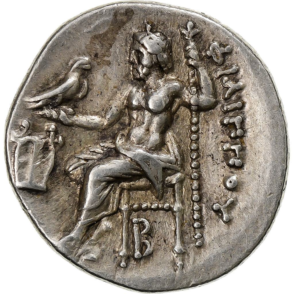 Kingdom of Macedonia, Philip III, Drachm, ca. 323-319 BC, Kolophon, Silber, VZ