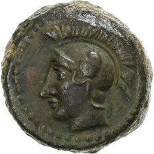 Sicily, Tetras, ca. 425-405 BC, Kamarina, Bronze, AU(50-53), HGC:2-548
