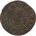 França, Louis XIII, Double Tournois, 1626, Riom, Cobre, VF(30-35), Gadoury:9