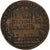 Francia, zeton, Anjou, Jacques Charlot, maire d’Angers, 1685, Cobre, BC+