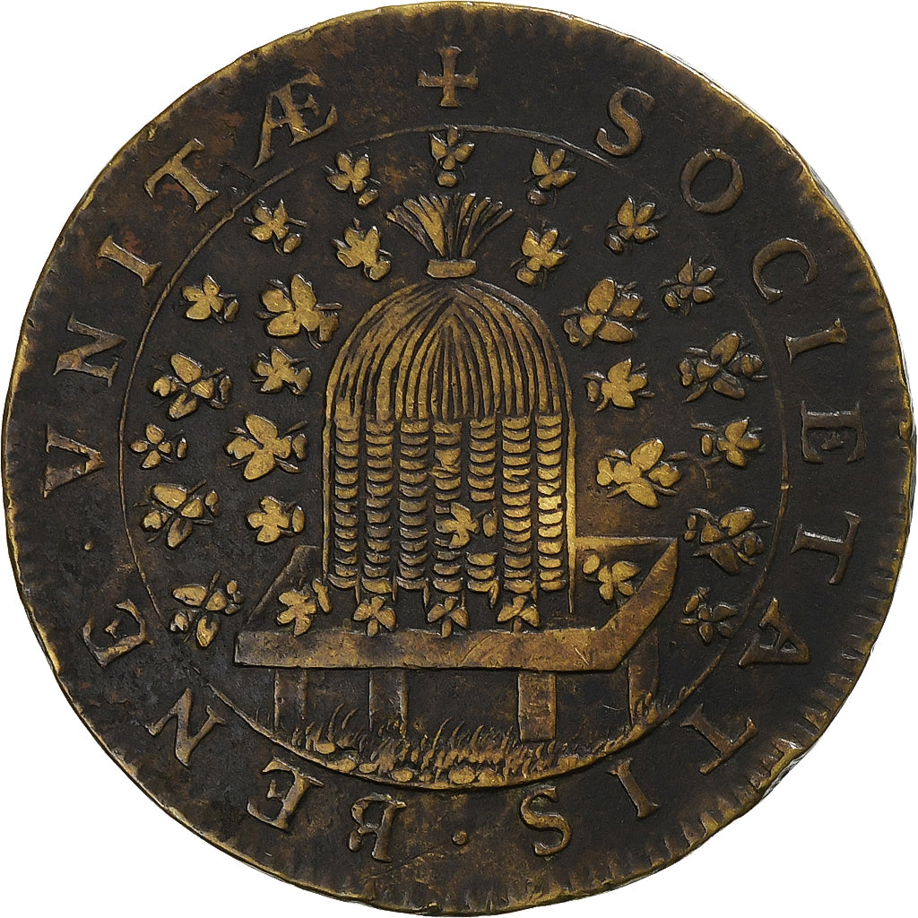 França, Token, Le corps des marchands réunis, Cobre, EF(40-45)