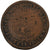 Francia, zeton, Confrérie des Marchands de Vin, 1691, Cobre, MBC