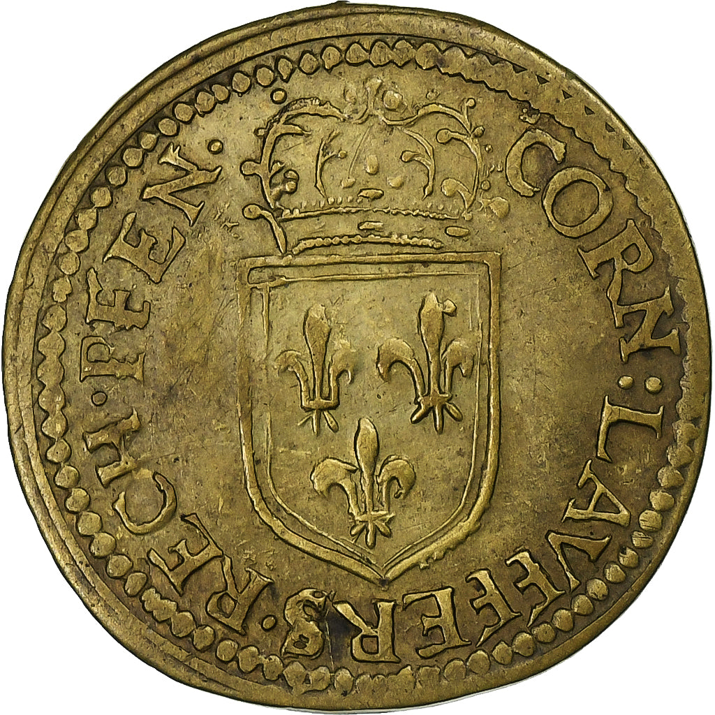 Free imperial city of Nuremberg, Rechenpfennig, Louis XIV, Messing, SS