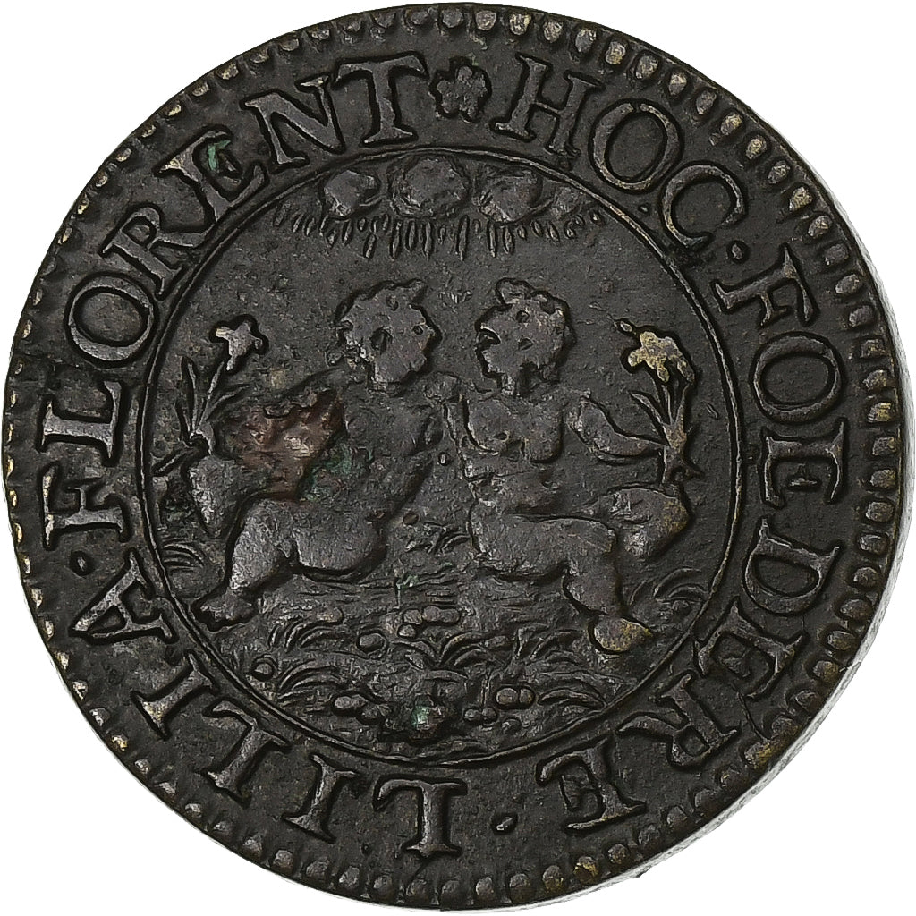 Francia, zeton, Louis XIII, ca. 1625, Cobre, EBC