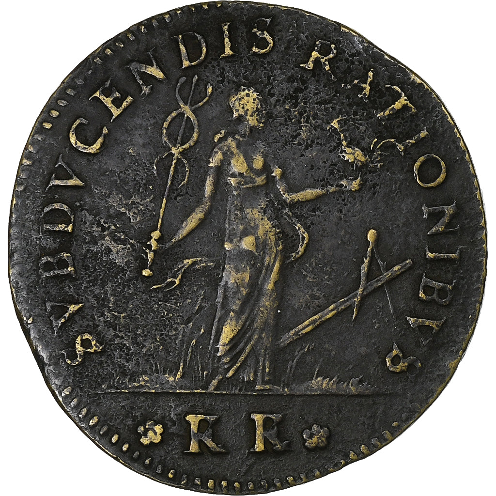 France, Token, Henri III, Chambre des Comptes, Copper, EF(40-45)