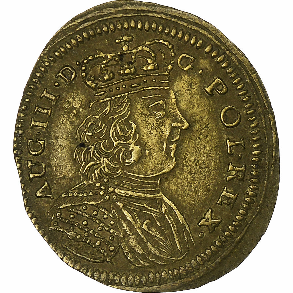 Free imperial city of Nuremberg, Token, Augustus III & Maria Josepha, Brass