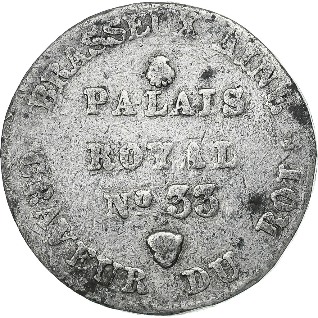 France, Advertising Token, Cachets de poche, 1834, Tin, Brasseux, EF(40-45)