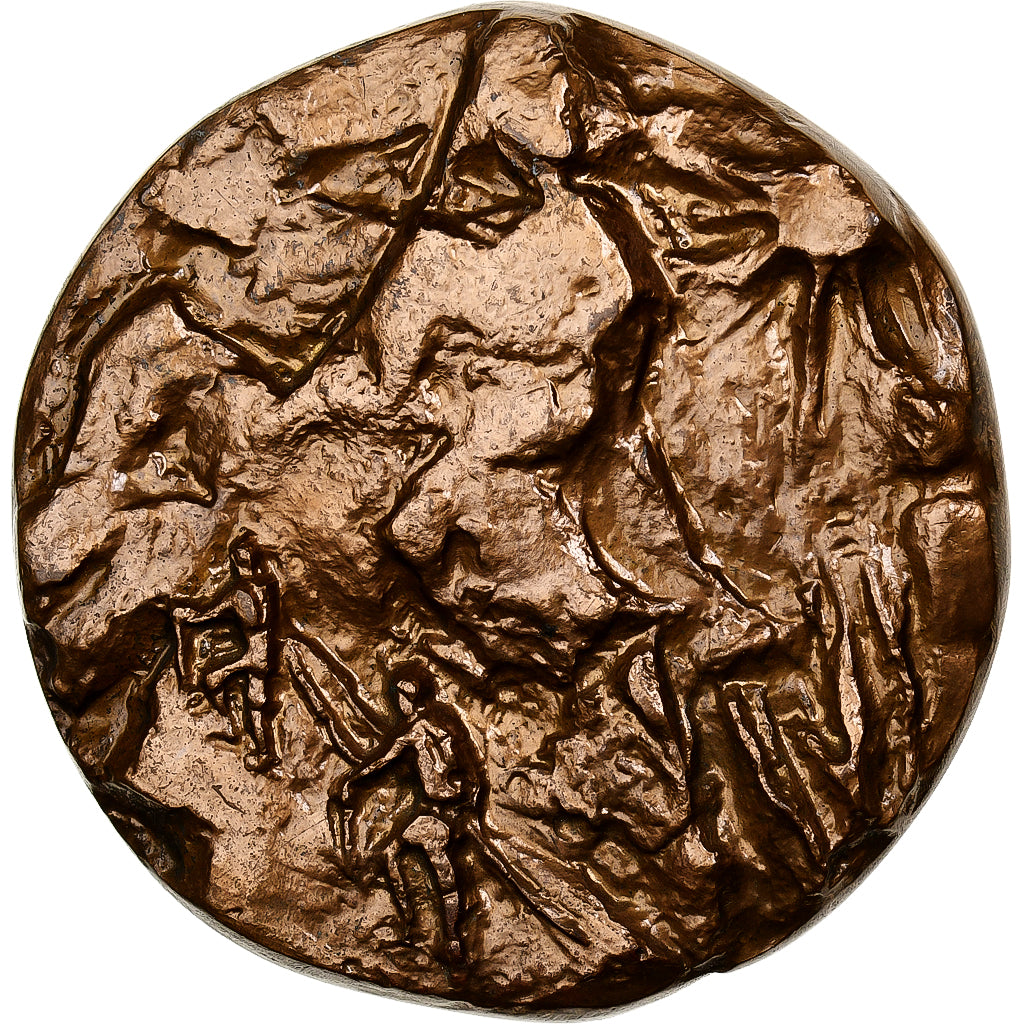 Francja, medal, Alpinisme, Monnaie de Paris, Brązowy, Quérolle, AU(55-58)