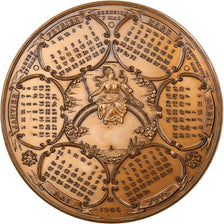 France, Medal, Calendrier, 1964, Monnaie de Paris, Bronze, MS(63)