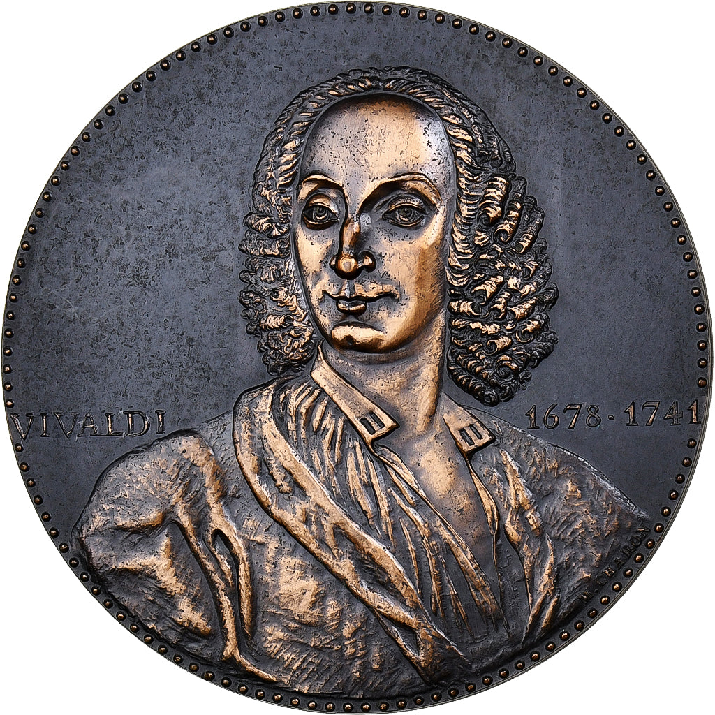 Francja, medal, Vivaldi, Monnaie de Paris, Brązowy, Charon, MS(60-62)