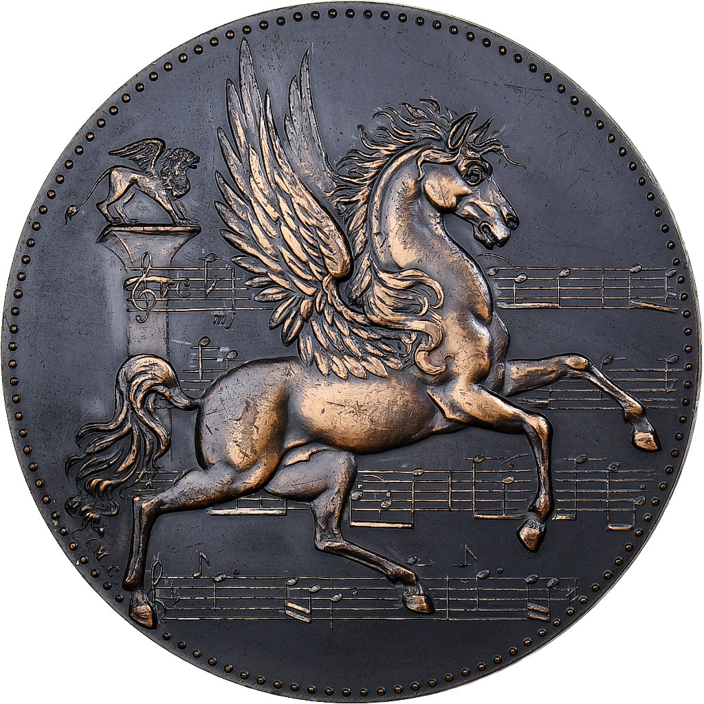 Francja, medal, Vivaldi, Monnaie de Paris, Brązowy, Charon, MS(60-62)