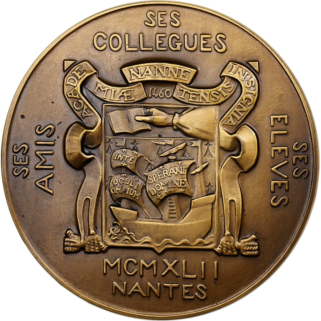 Francia, medaglia, Jules Sebilleau, 1942, Monnaie de Paris, Bronzo, Albert