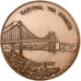 Francia, ficha, Grand pont de Bordeaux, 1967, Monnaie de Paris, Bronzo, SPL-