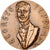 Francja, medal, Georges Feydeau, Monnaie de Paris, Brązowy, Quérolle