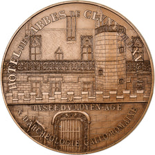 France, Medal, Musée de Cluny, 1972, Monnaie de Paris, Bronze, Pouillard