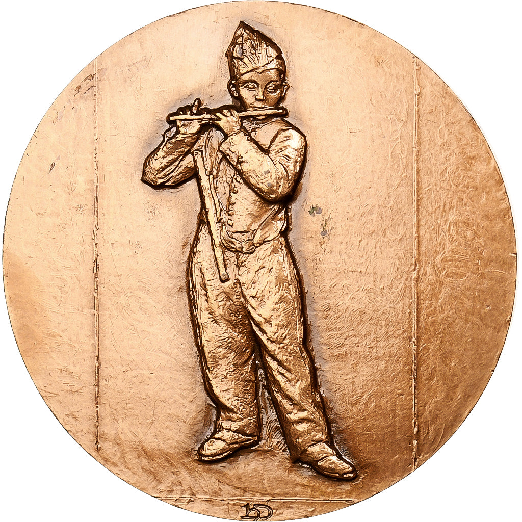 Frankreich, Medaille, Edouard Manet, Joueur de fifre, Monnaie de Paris, Bronze