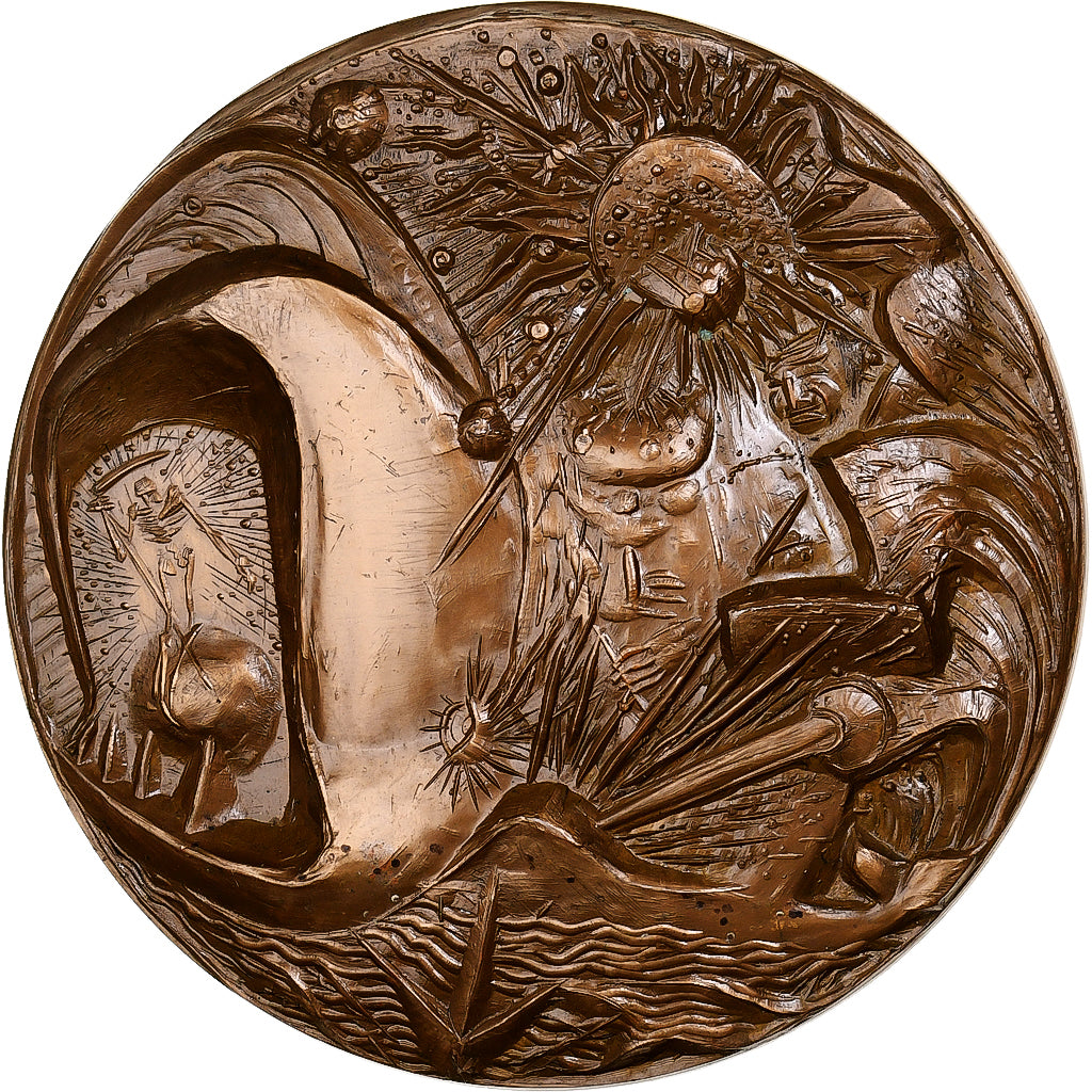 France, Medal, Melville, 1972, Monnaie de Paris, Bronze, MS(60-62)