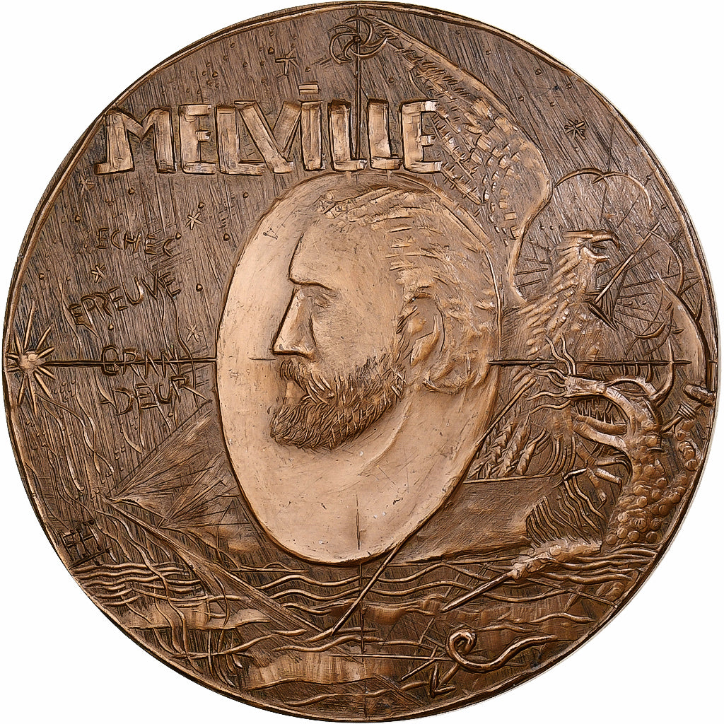 France, Medal, Melville, 1972, Monnaie de Paris, Bronze, MS(60-62)