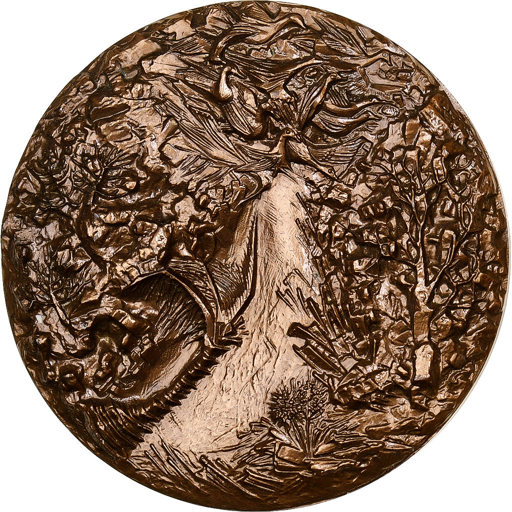 France, Médaille, Blaise Cendrars, Monnaie de Paris, Bronze, SPL, Thérèse