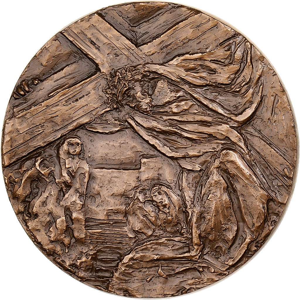 Frankreich, Medaille, George Desvallières, 1971, Monnaie de Paris, Bronze, VZ