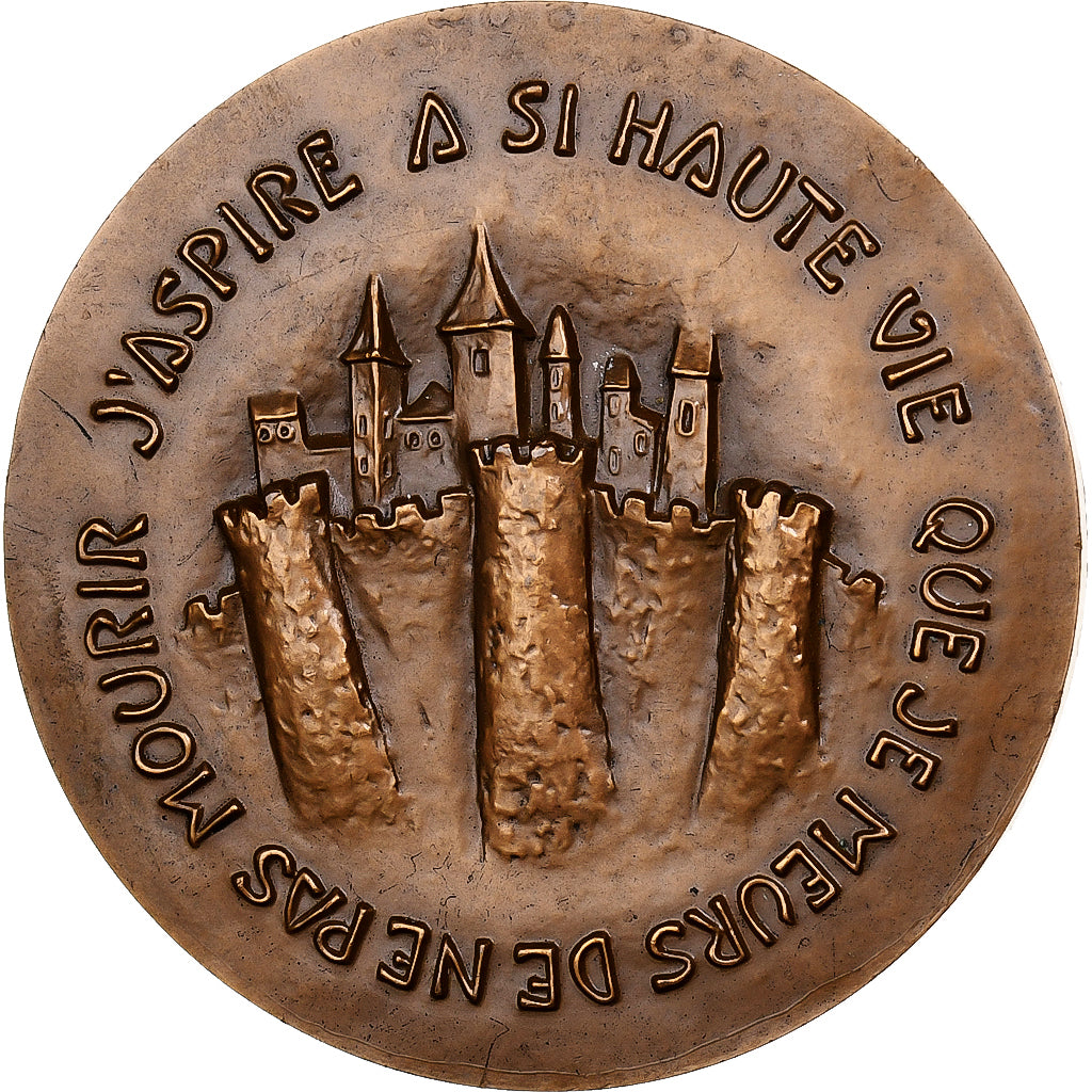 Francja, medal, Sainte Thérèse d’Avila, Monnaie de Paris, Brązowy, Gorbato