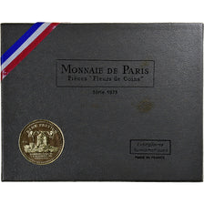 France, Coffret 1 c. à 10 frs., 1973, Monnaie de Paris, FDC, MS(65-70)