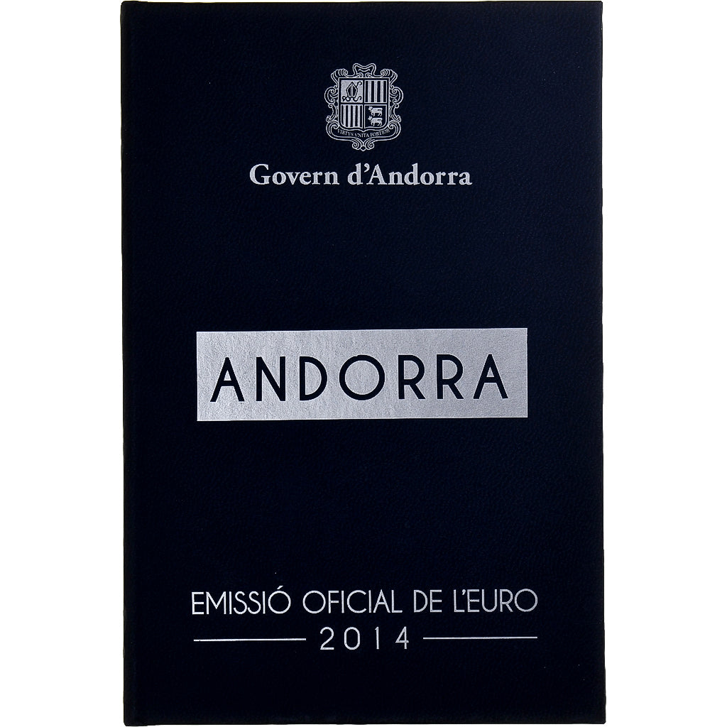 Andorra, 1 Cent to 2 Euro, Proof, 2014, Madrid, MS(65-70)