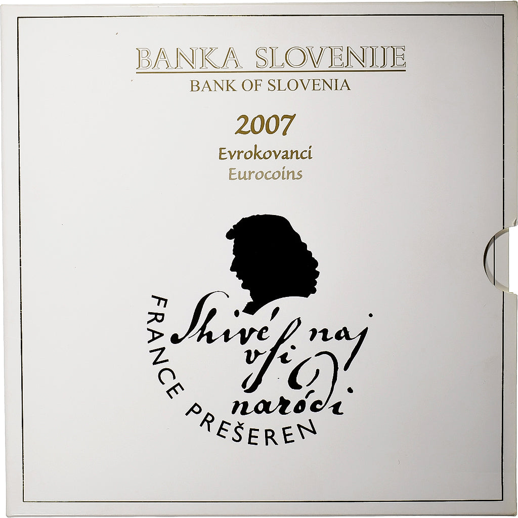 Eslovénia, 1 Cent to 2 Euro, BU, 2007, Rome, N/D, MS(65-70)