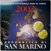 Saint Marin , 1 Cent to 2 Euro, BU, 2002, Rome, FDC
