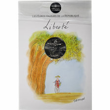 France, 10 Euro, Sempé - Printemps - Liberté, BU, 2014, Monnaie de Paris