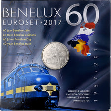 Benelux, zeton, 60 year Benelux train, 2017, Cobre - níquel, FDC