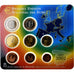 Spain, Juan Carlos I, 1 Cent to 2 Euro, BU, 2002, Madrid, MS(65-70)