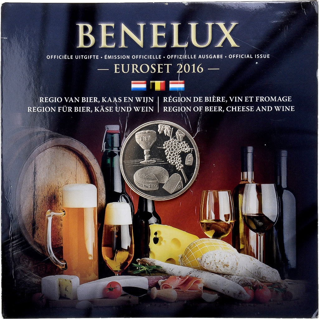 Benelux, Token, Region of beer, cheese and wine, 2016, Miedź-Nikiel, MS(65-70)