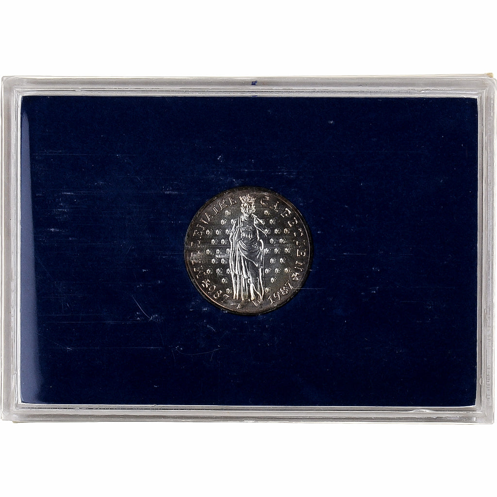 France, 10 Francs, Millénaire Capétien, 1987, Monnaie de Paris, BU, Silver