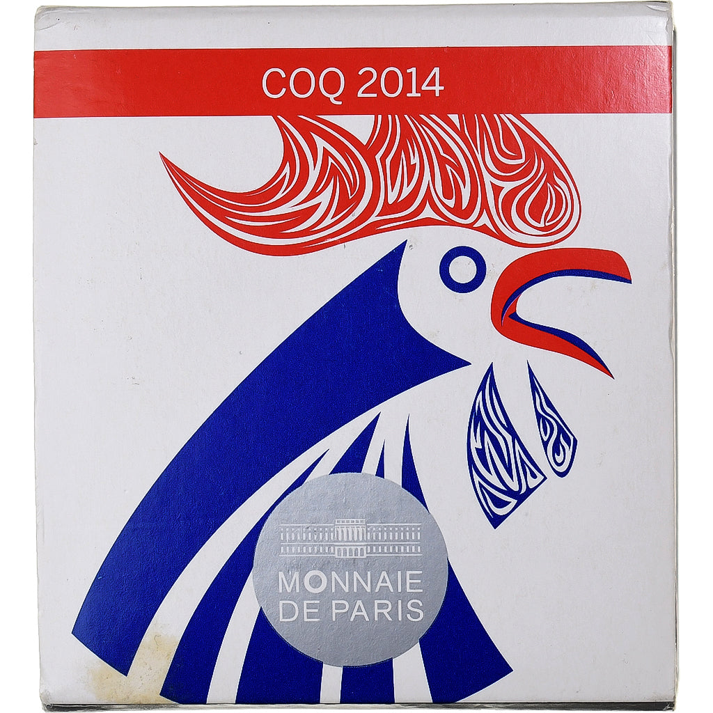 Francia, 10 Euro, Coq, FS, 2014, Monnaie de Paris, Argento, FDC