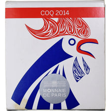 Francia, 10 Euro, Coq, FS, 2014, Monnaie de Paris, Argento, FDC