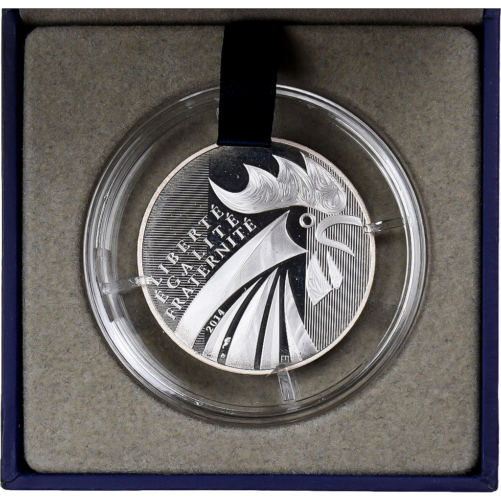 Francia, 10 Euro, Coq, FS, 2014, Monnaie de Paris, Argento, FDC