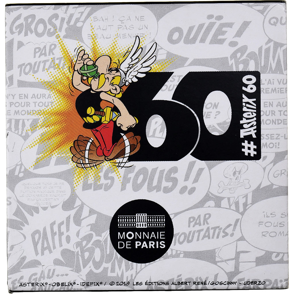 France, 2 Euro, 60 ans d'Astérix, BE, 2019, Monnaie de Paris, Bimétallique