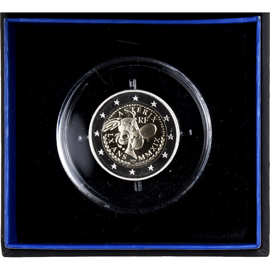 France, 2 Euro, 60 ans d'Astérix, BE, 2019, Monnaie de Paris, Bimétallique