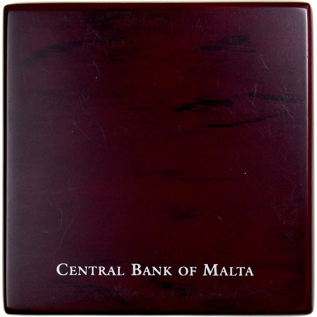 Malte, 10 Euro, Auberge de Castille, BE, 2008, Utrecht, Argent, FDC