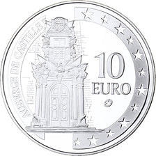 Malta, 10 Euro, Auberge de Castille, Proof, 2008, Utrecht, Silver, MS(65-70)