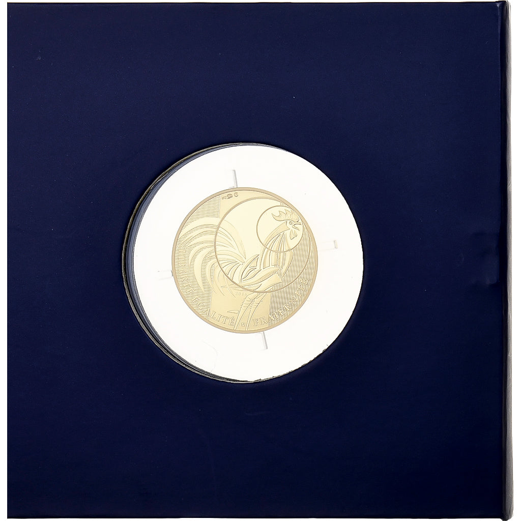 France, 250 Euro, Coq, Proof, 2016, Monnaie de Paris, Gold, MS(65-70)