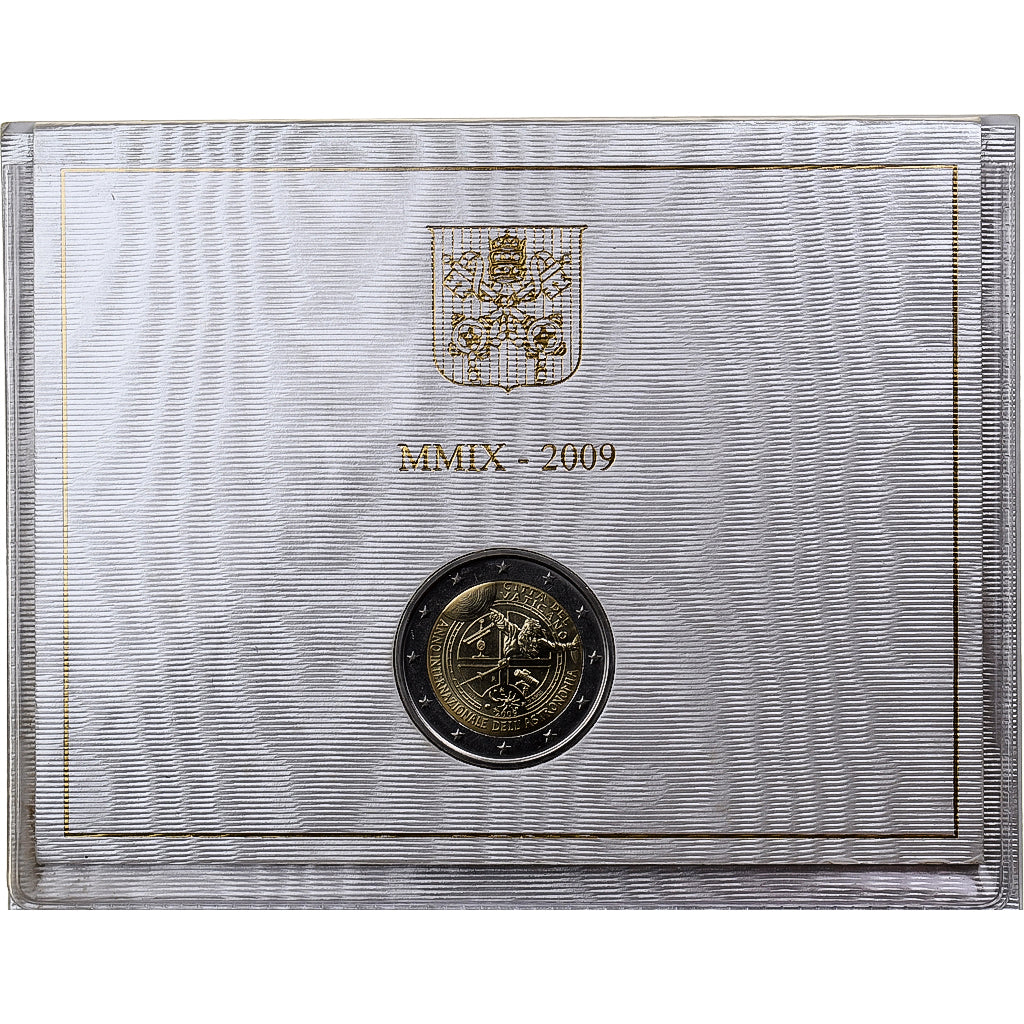 Vatikan, Benedict XVI, 2 Euro, BU, 2009, Rome, Bi-Metallic, STGL