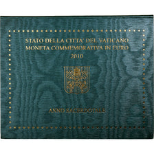 Vatican, Benedict XVI, 2 Euro, BU, 2010, Rome, Bi-Metallic, MS(65-70)