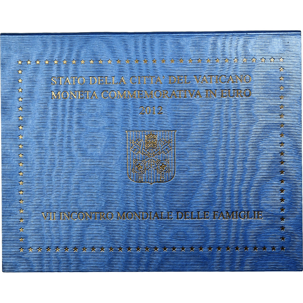 Vatican, Benedict XVI, 2 Euro, BU, 2012, Rome, Bi-Metallic, MS(65-70)